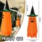 LINAYE; 2 Pack Halloween Hanging Pumpkin Decorations Decor Pumpkin Ghost Orange Cute Pumpkin Decorations Decor for Kids Outdoor Outside Garden Tree; Category:Pumpkin Decor; Image:7